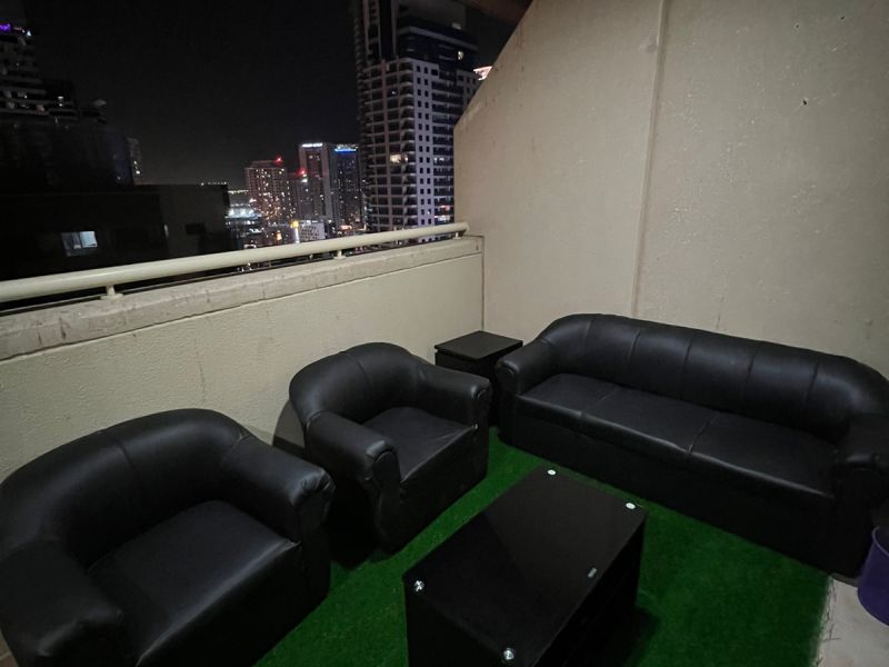 Master Room With Attached Balcony Available For Rent In Dream tower 1 Dubai Marina AED 4000 Per Month